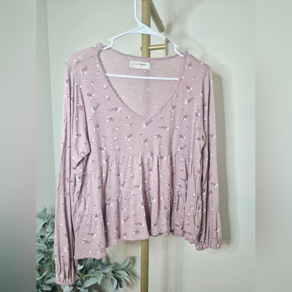 Lucky Brand Long Sleeve Top‎